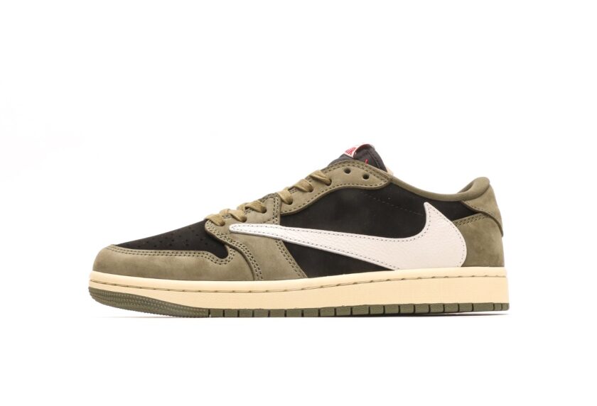 Travis Scott x Air Jordan 1 Low OG Black Olive [PK GOD]