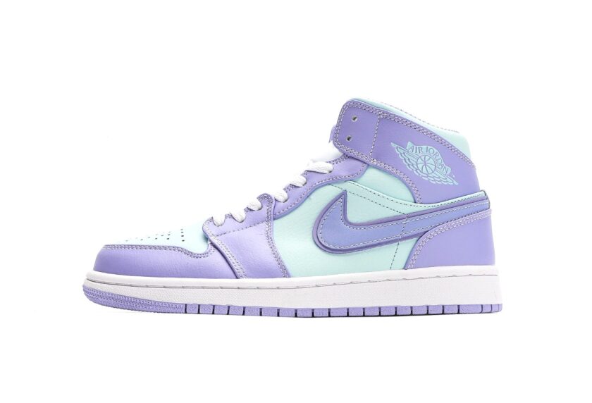 Air Jordan 1 Mid Purple Aqua