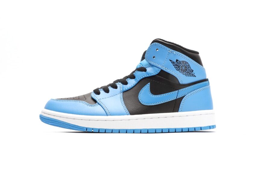 Air Jordan 1 Mid Blue Black