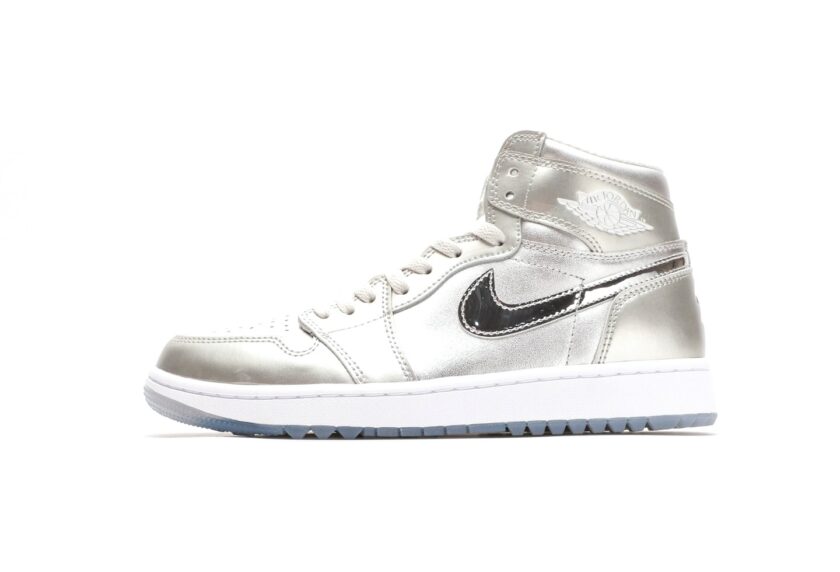 Air Jordan 1 High Golf Gift Giving Metallic Silver