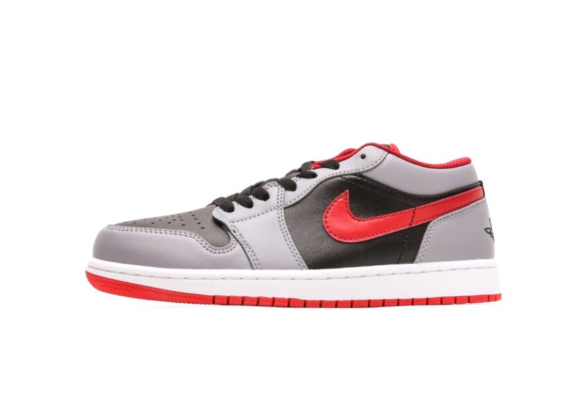 Air Jordan 1 Low "Black Cement/Fire Red"