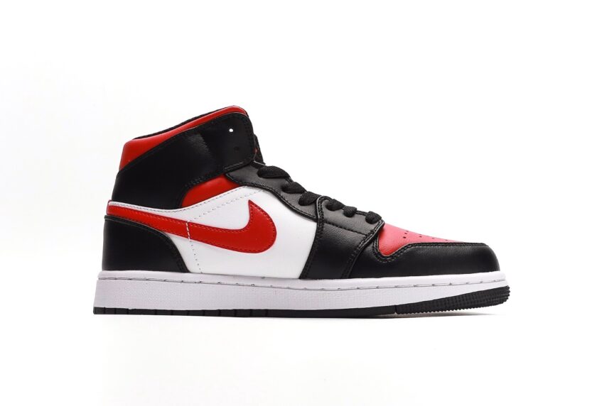 Air Jordan 1 Mid Bred Toe - Image 2