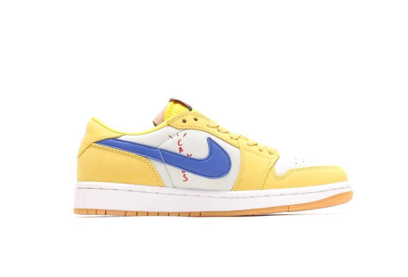 Travis Scott x Air Jordan 1 Low OG Canary - Image 2