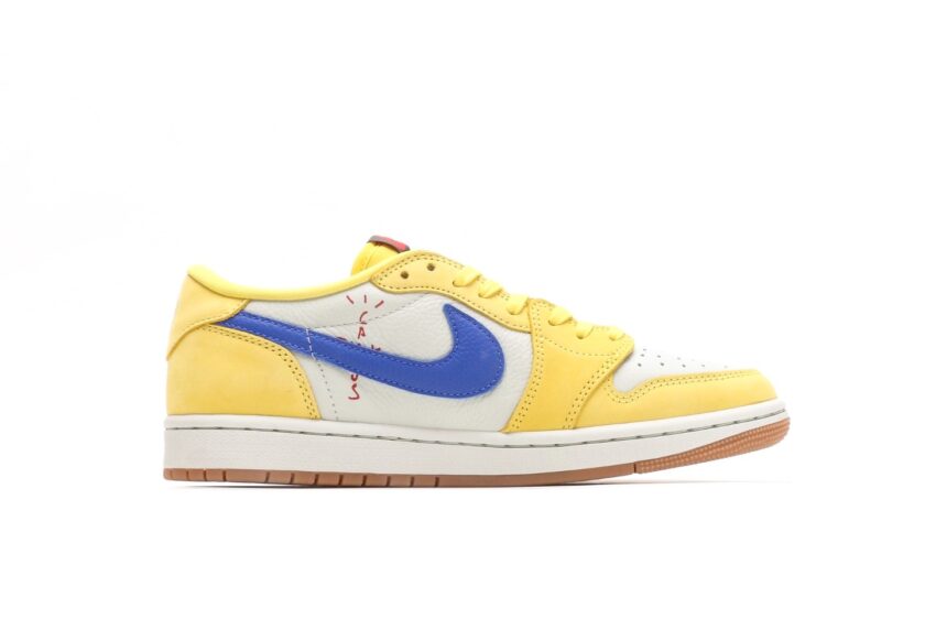 Travis Scott x Air Jordan 1 Low OG Canary [PK GOD] - Image 2