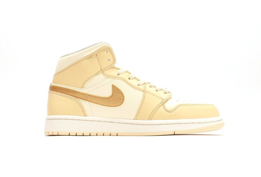 Air Jordan 1 Mid Pale Vanilla Coconut Milk - Image 2