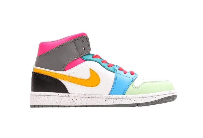 Air Jordan 1 Mid GS Multi-Color - Image 2