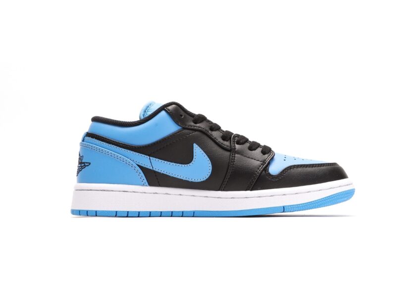 Air Jordan 1 Low Black University Blue - Image 2