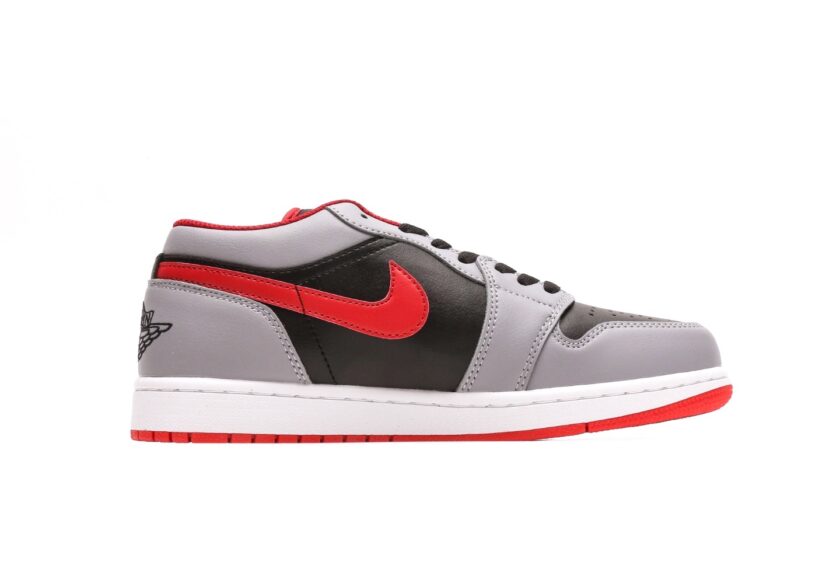 Air Jordan 1 Low "Black Cement/Fire Red" - Image 2