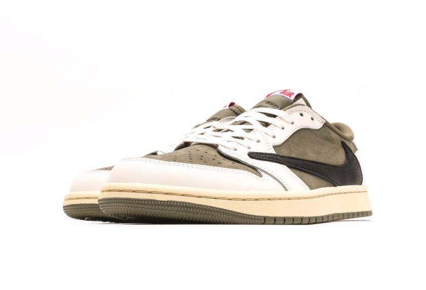 Travis Scott x Air Jordan 1 Low OG Medium Olive [PK GOD] - Image 5