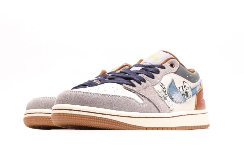 Air Jordan 1 Low SE 'Repaired Denim Swoosh' - Image 5