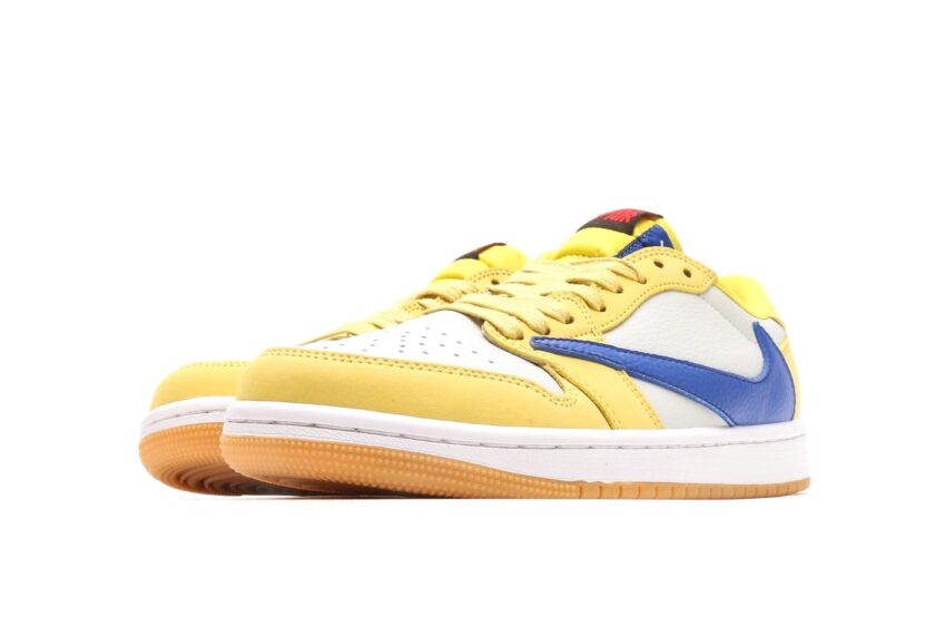 Travis Scott x Air Jordan 1 Low OG Canary - Image 5