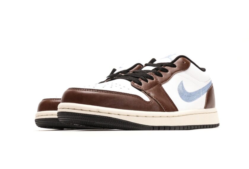 Air Jordan 1 Low SE 'Mocha Blue Grey' - Image 5