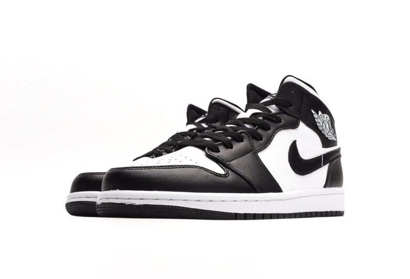 Air Jordan 1 Mid 'Panda' Black White - Image 5