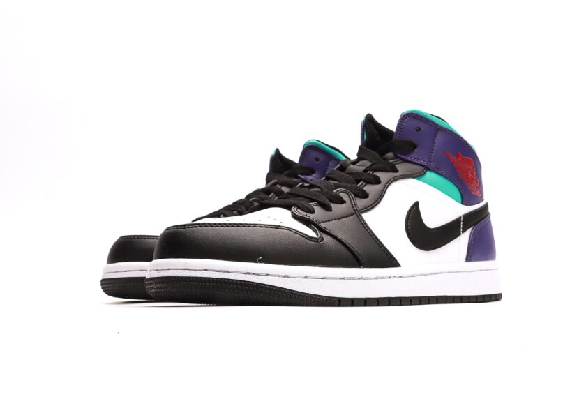 Air Jordan 1 Mid Teal Purple - Image 5