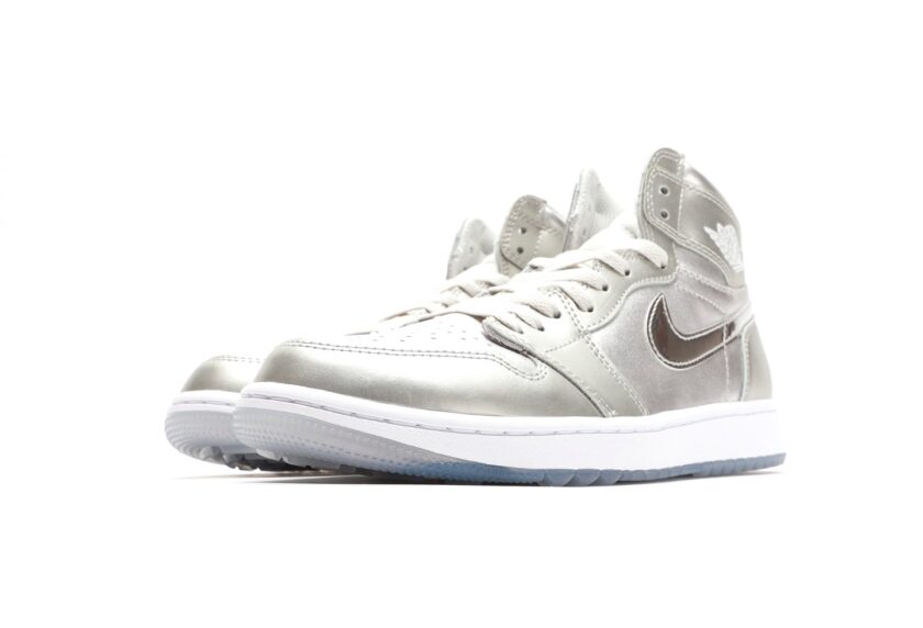 Air Jordan 1 High Golf Gift Giving Metallic Silver - Image 5