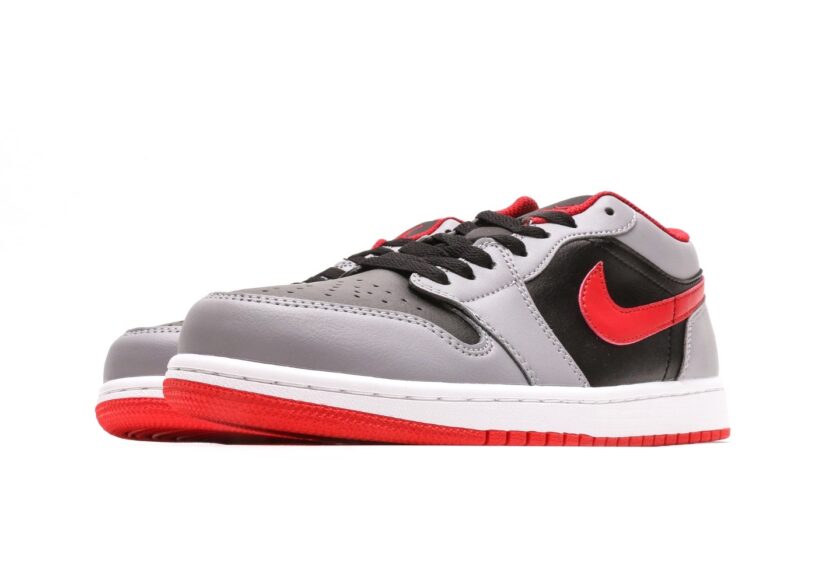 Air Jordan 1 Low "Black Cement/Fire Red" - Image 5