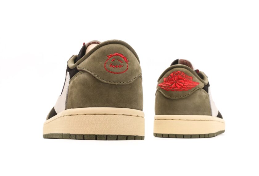 Travis Scott x Air Jordan 1 Low OG Black Olive [PK GOD] - Image 6