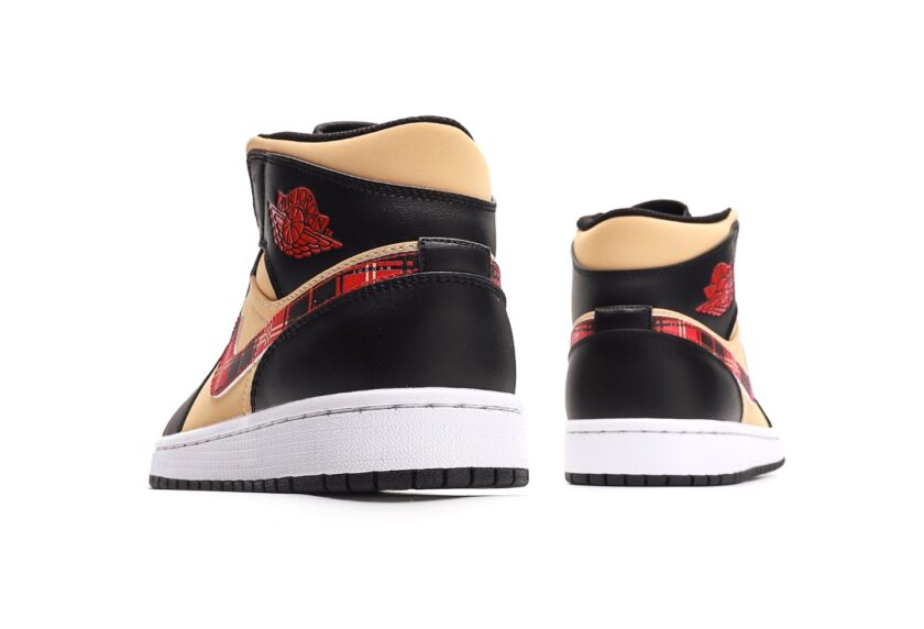 Air Jordan 1 Mid Tartan Swoosh - Image 6