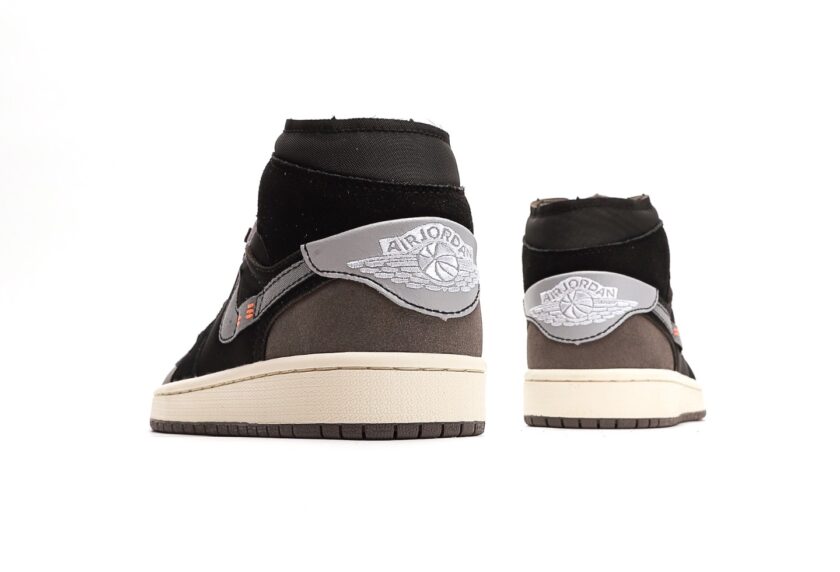 Air Jordan 1 Mid Craft Inside Out Black Grey - Image 6