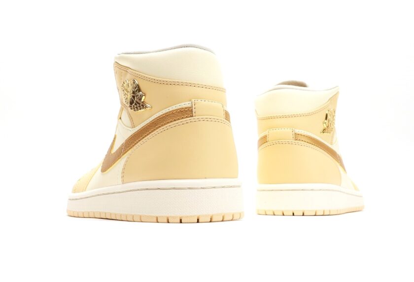 Air Jordan 1 Mid Pale Vanilla Coconut Milk - Image 6