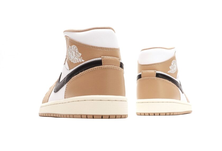 Air Jordan 1 Mid Tan Black - Image 6