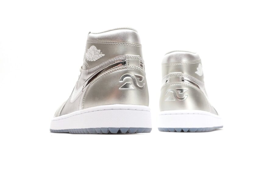 Air Jordan 1 High Golf Gift Giving Metallic Silver - Image 6