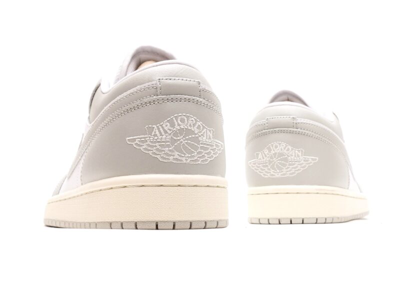 Air Jordan 1 Low "Light Grey/Sail" - Image 6