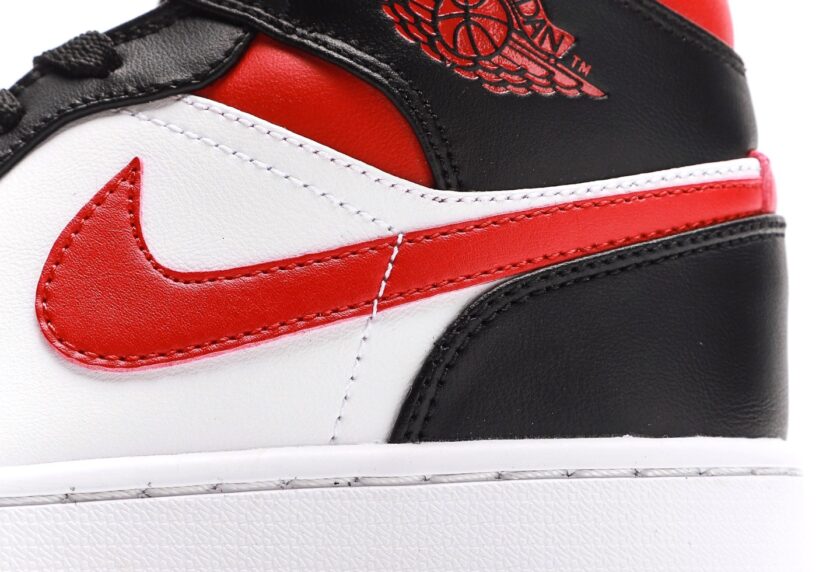 Air Jordan 1 Mid Bred Toe - Image 7