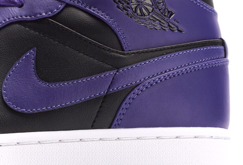 Air Jordan 1 Mid Purple Black - Image 7