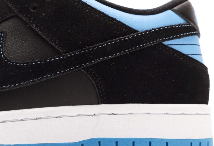 SB Dunk Low Black 'University Blue' - Image 7