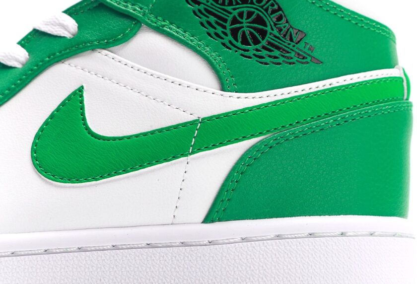 Air Jordan 1 Mid Lucky Green - Image 7