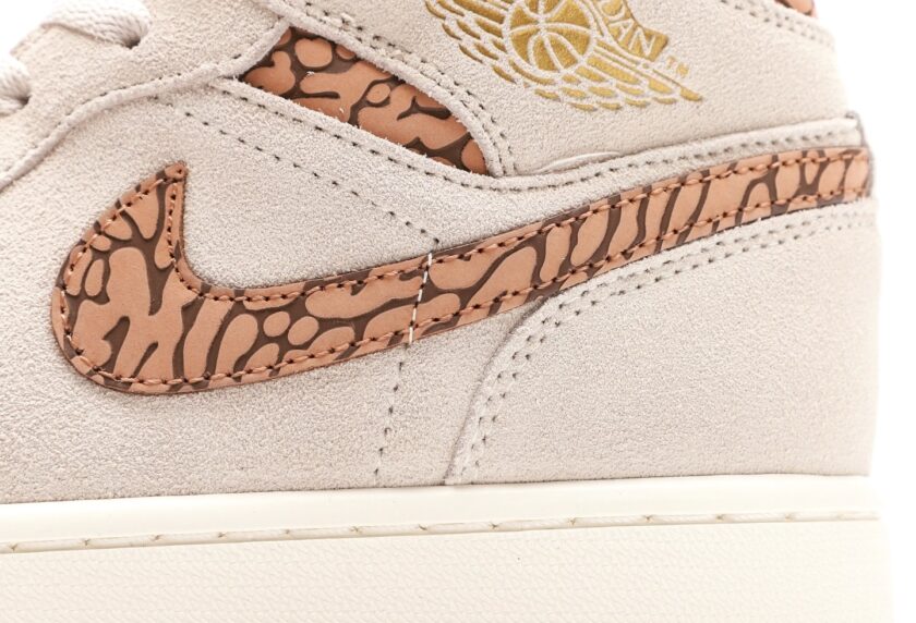 Air Jordan 1 Mid SE Brown Elephant - Image 7