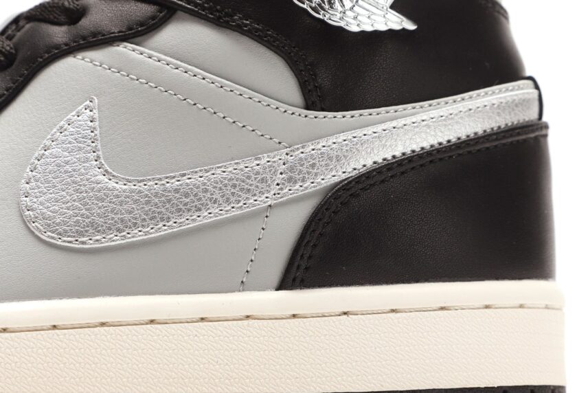 Air Jordan 1 Mid SE Black Chrome - Image 7