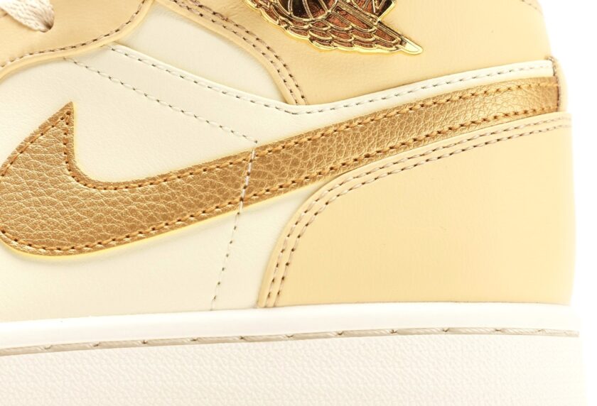 Air Jordan 1 Mid Pale Vanilla Coconut Milk - Image 7