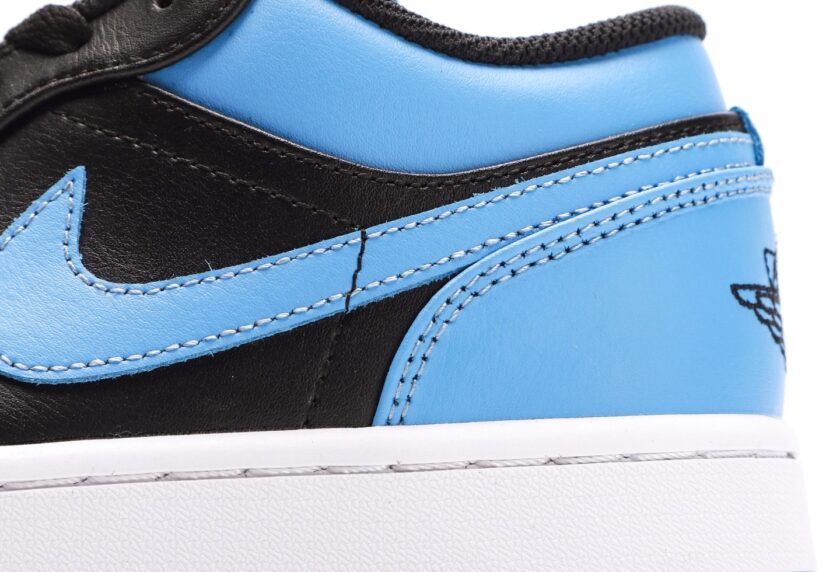 Air Jordan 1 Low Black University Blue - Image 7