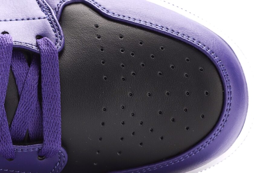 Air Jordan 1 Mid Purple Black - Image 8