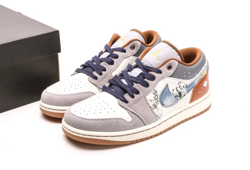 Air Jordan 1 Low SE 'Repaired Denim Swoosh' - Image 9