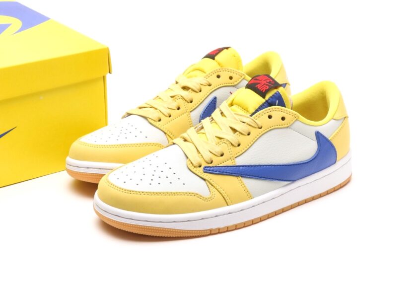 Travis Scott x Air Jordan 1 Low OG Canary - Image 9