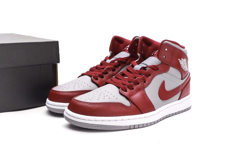 Air Jordan 1 Mid Team Red - Image 9