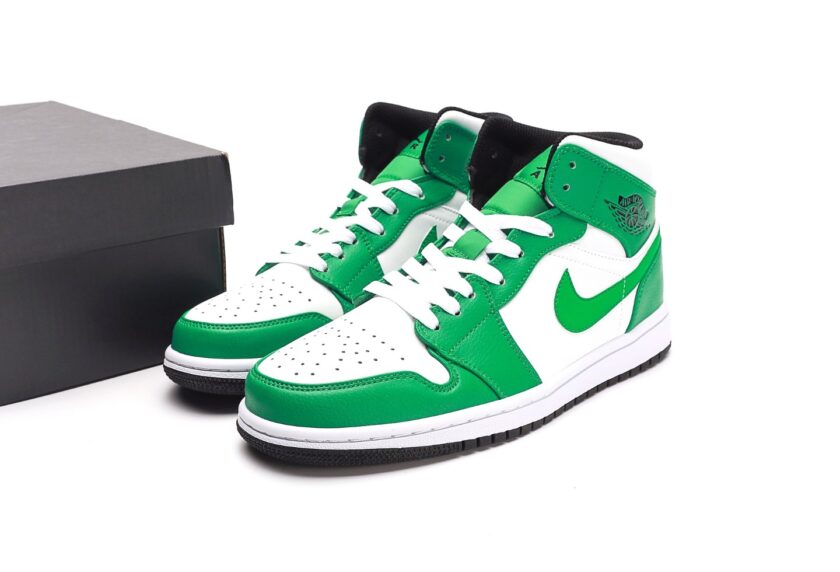 Air Jordan 1 Mid Lucky Green - Image 9