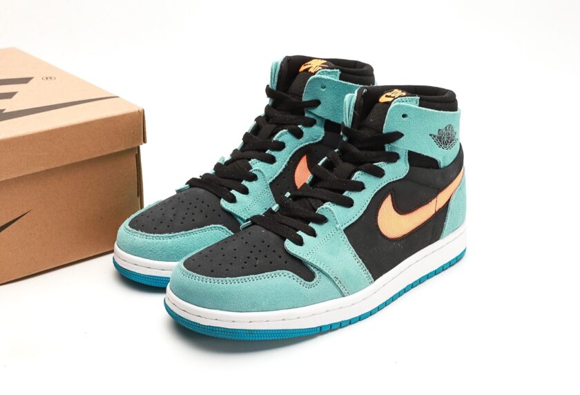 Air Jordan 1 High Zoom CMFT 2 Bleached Aqua - Image 9