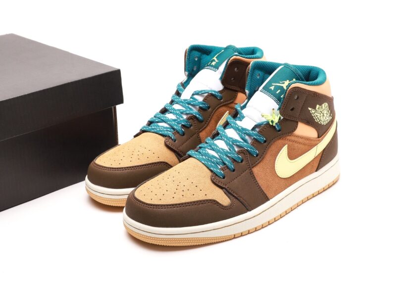 Air Jordan 1 Mid GS Cacao Wow - Image 9