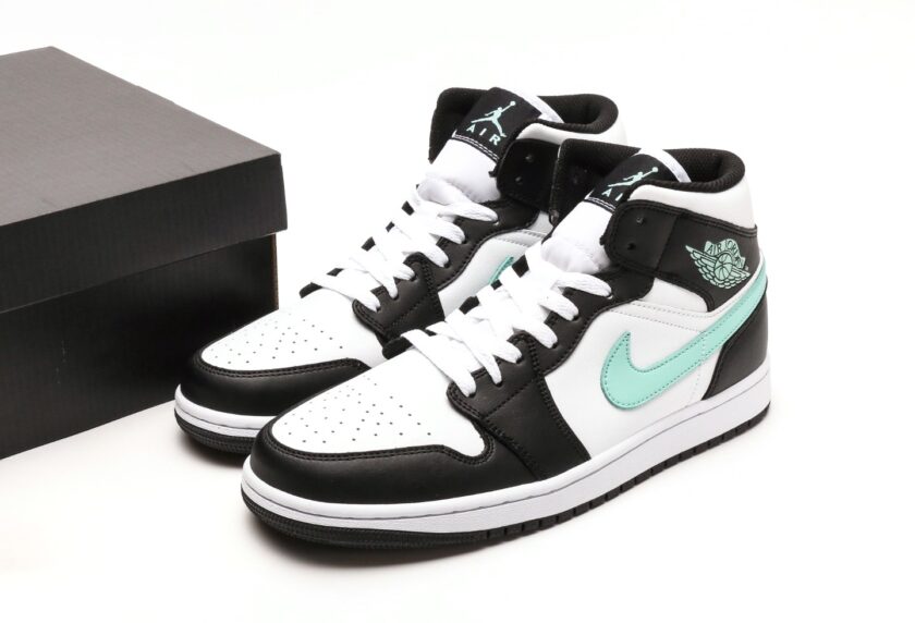 Air Jordan 1 Mid Green Glow - Image 9