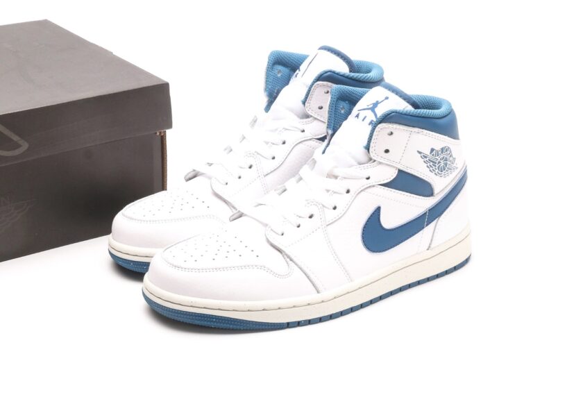 Air Jordan 1 Mid "Industrial Blue" - Image 9