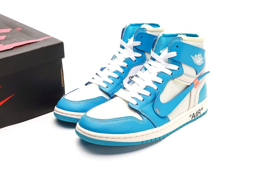 Off-White Air Jordan 1 Powder Blue - Image 9