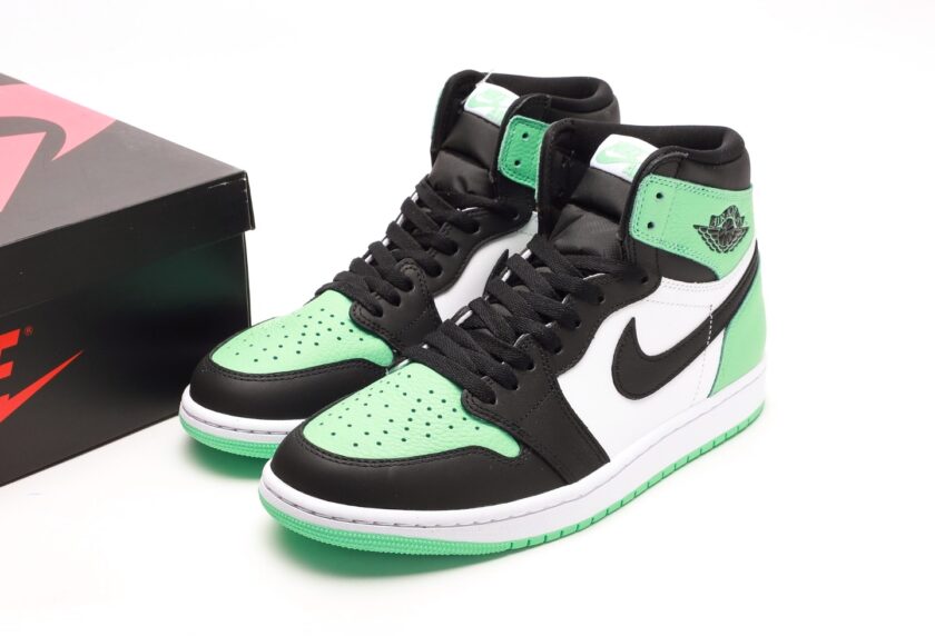 Air Jordan 1 High OG Green Glow [PK GOD] - Image 9