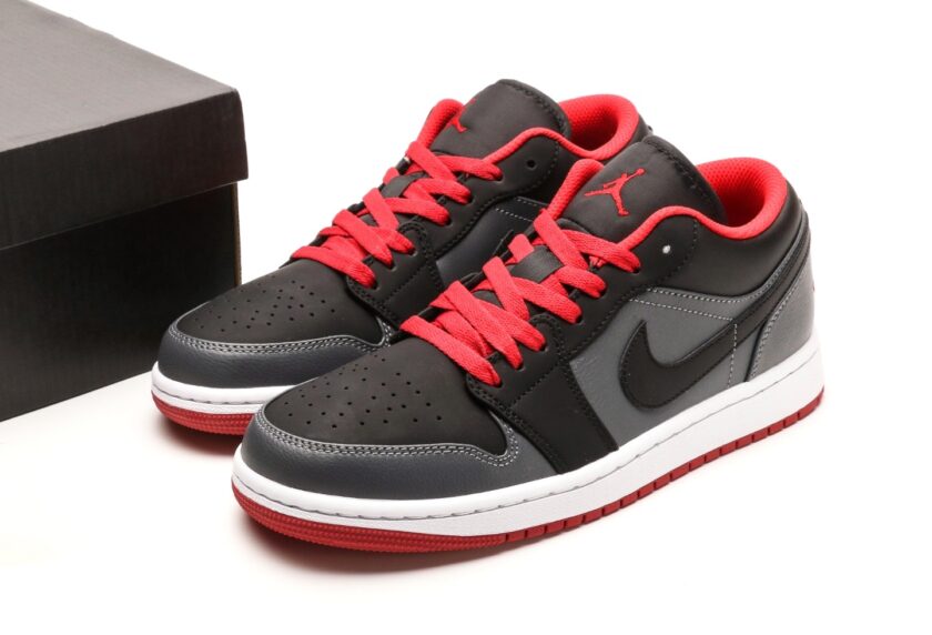 Air Jordan 1 Retro Low 'Dark Grey Black' - Image 9