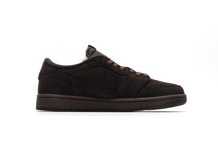 Travis Scott x Air Jordan 1 Low OG Velvet Brown [PK GOD] - Image 2