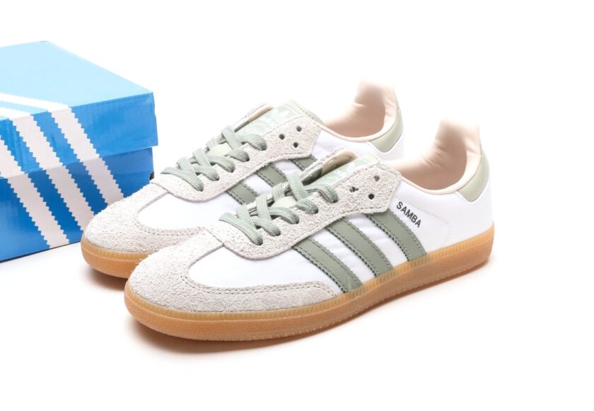 Samba OG "White Silver Green" - Image 9